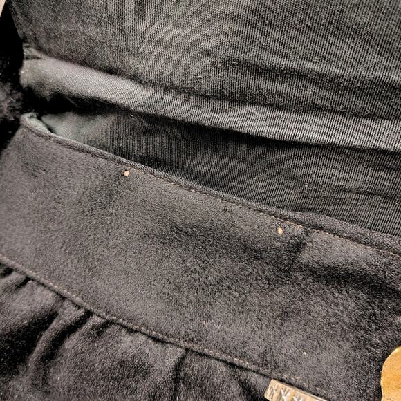 1940s The Meeker Company 100% Virgin Wool Maxi Clutch Lucite Clasp Gently Used - Picture 10 of 12